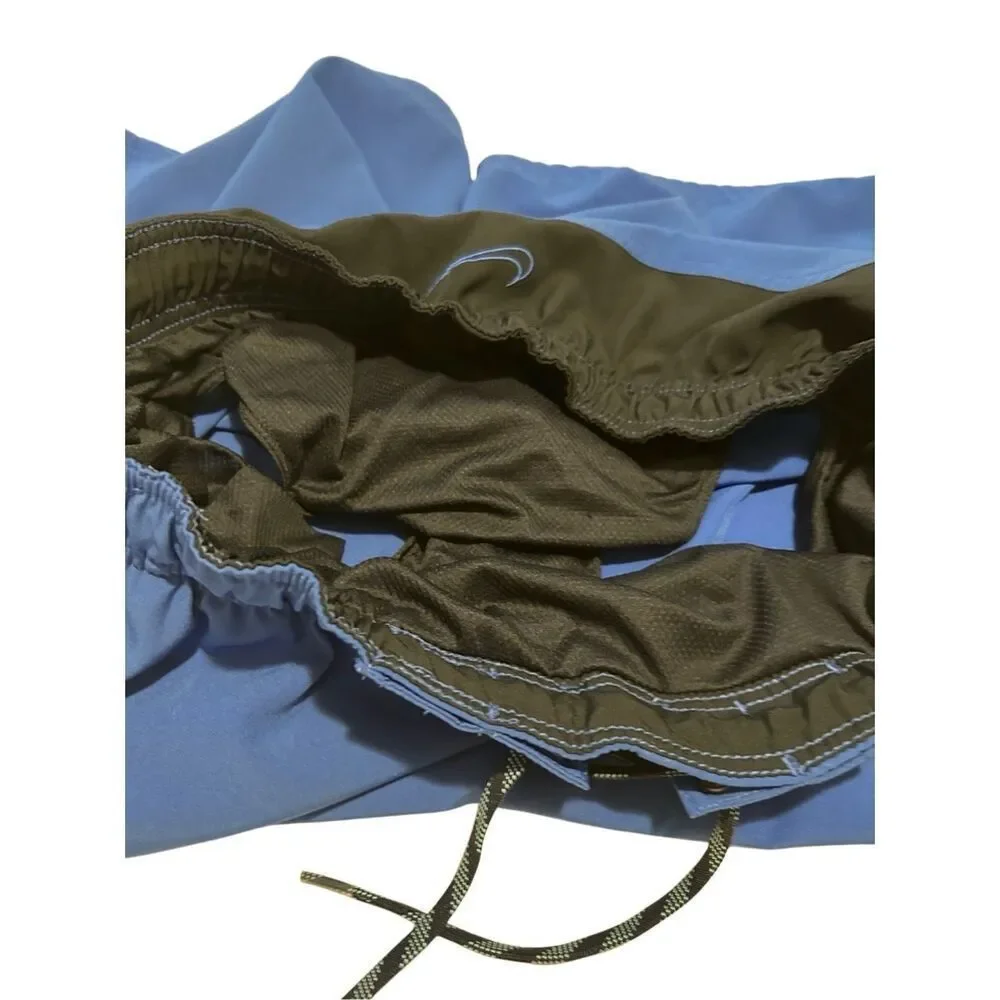 Nike Men’s Size L Blue & Black Swimwear Swim Trunks